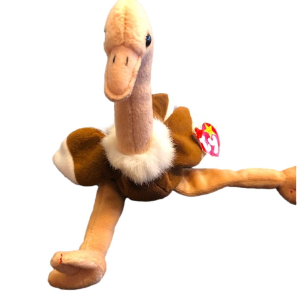 Ty Beanie Babies 1997 Stretch The Ostrich with tag